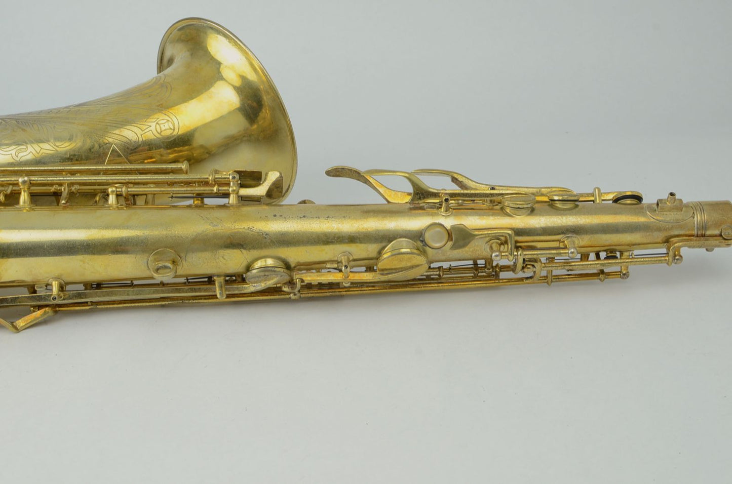 Conn Transitional Tenor 247xxx Burnished Gold Art Deco