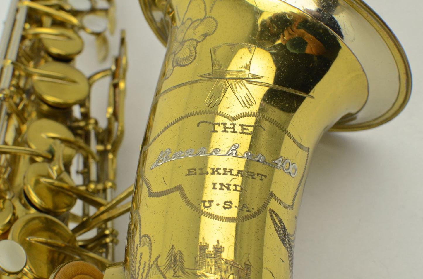 Buescher 400 Top Hat and Cane Alto 313xxx