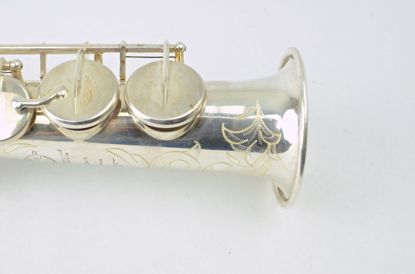 Selmer Mark VI Silver Soprano 129xxx Engravng