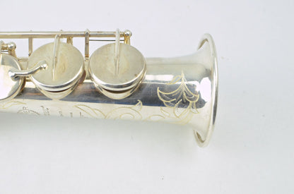 Selmer Mark VI Silver Soprano 129xxx Engravng