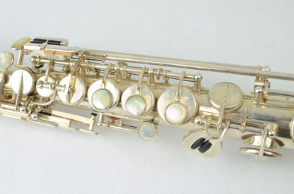 Selmer Mark VI Silver Soprano 129xxx Engravng