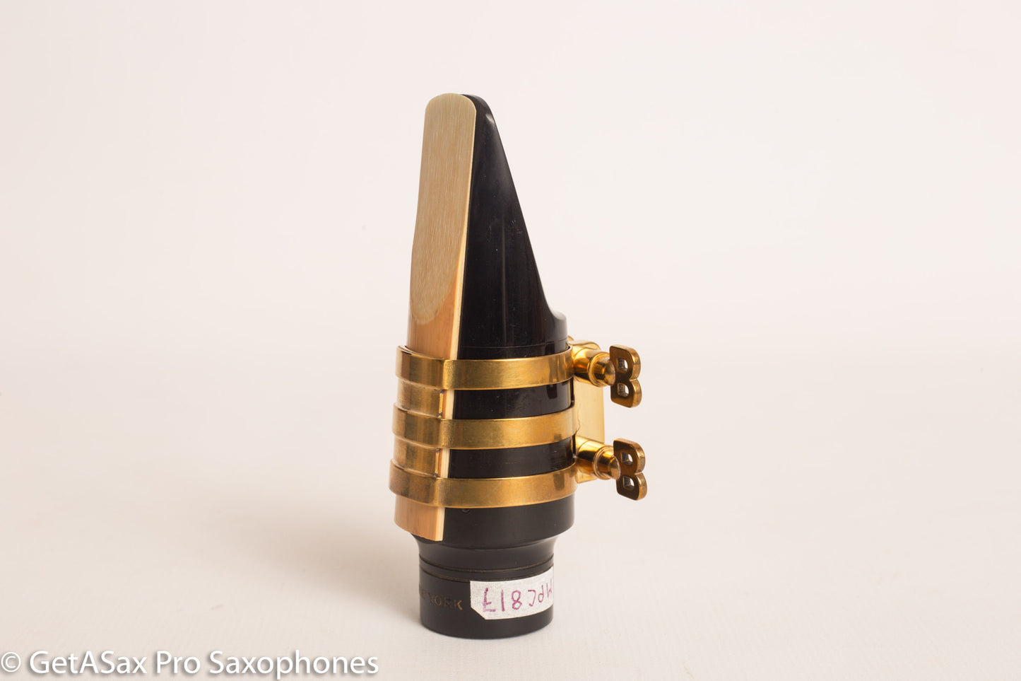 Alto  Meyer Hard Rubber BB Screws Brilhart Reproduction 3-Band Ligature Saxophone Selmer Vandoren