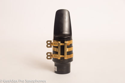 Alto  Meyer Hard Rubber BB Screws Brilhart Reproduction 3-Band Ligature Saxophone Selmer Vandoren