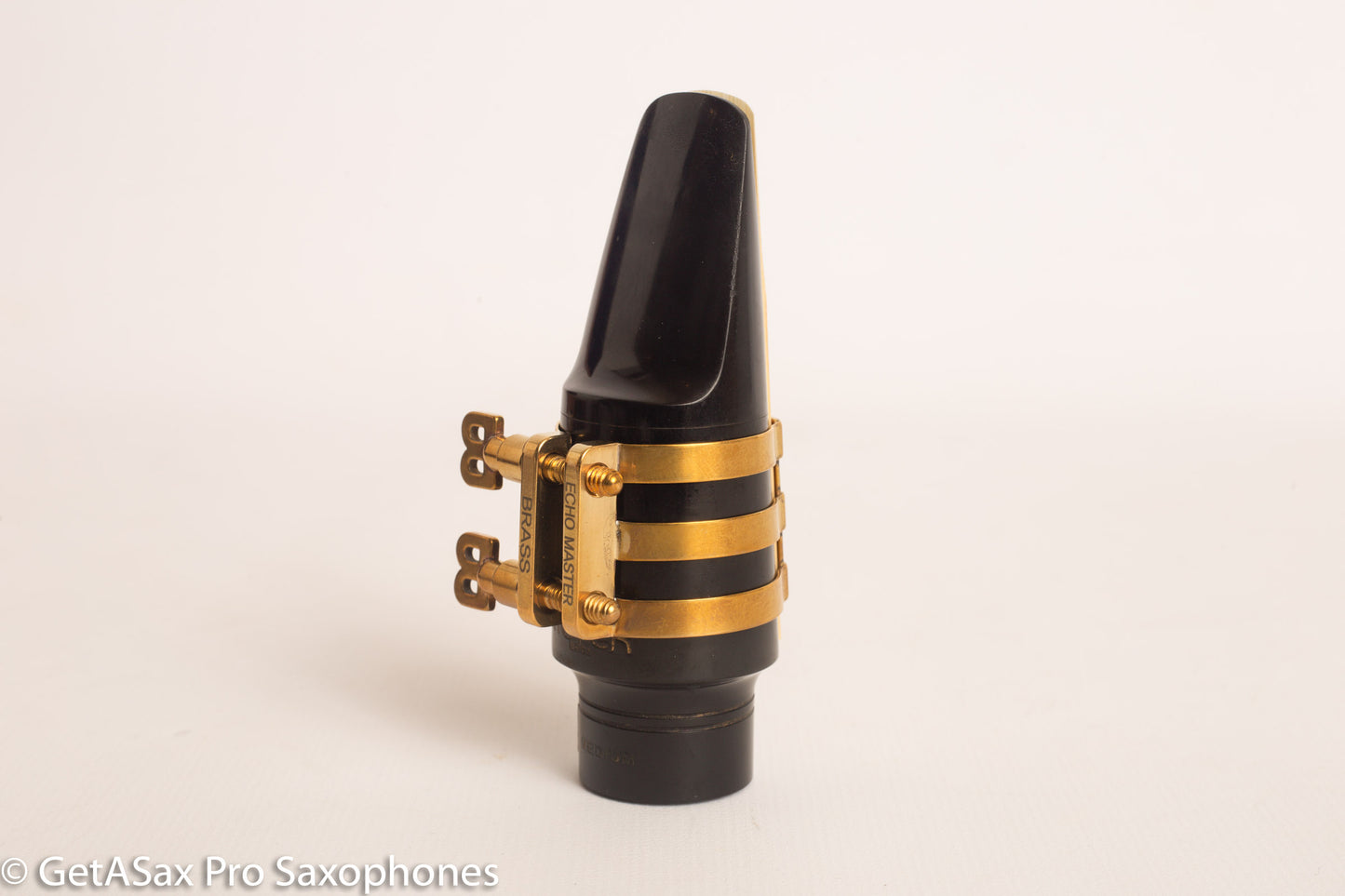 Alto  Meyer Hard Rubber BB Screws Brilhart Reproduction 3-Band Ligature Saxophone Selmer Vandoren