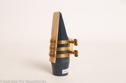 Alto  Meyer Hard Rubber BB Screws Brilhart Reproduction 3-Band Ligature Saxophone Selmer Vandoren