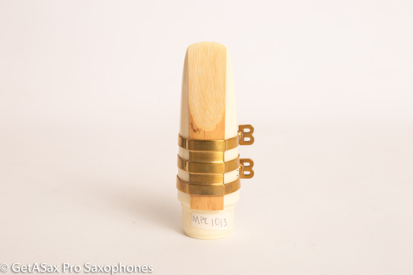 Alto  Meyer Hard Rubber BB Screws Brilhart Reproduction 3-Band Ligature Saxophone Selmer Vandoren