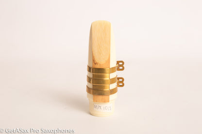 Alto  Meyer Hard Rubber BB Screws Brilhart Reproduction 3-Band Ligature Saxophone Selmer Vandoren