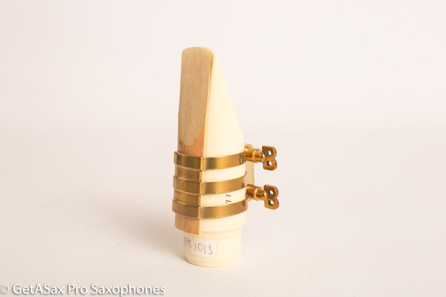 Alto  Meyer Hard Rubber BB Screws Brilhart Reproduction 3-Band Ligature Saxophone Selmer Vandoren