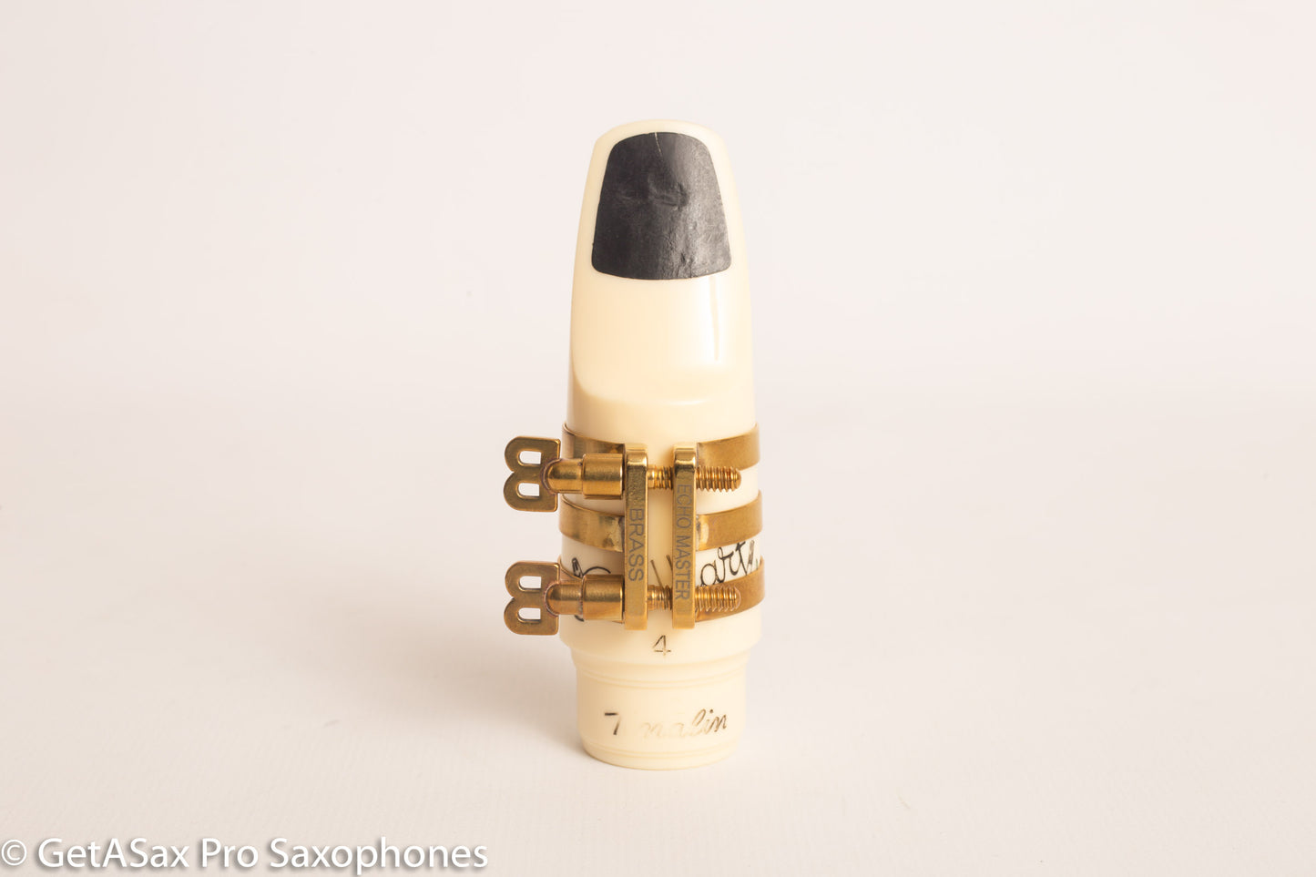 Alto  Meyer Hard Rubber BB Screws Brilhart Reproduction 3-Band Ligature Saxophone Selmer Vandoren