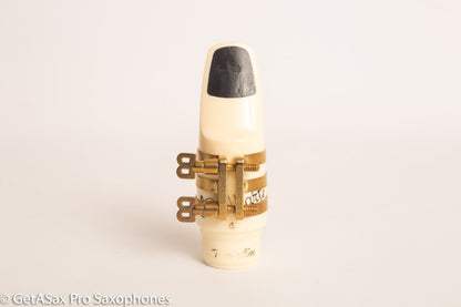 Alto  Meyer Hard Rubber BB Screws Brilhart Reproduction 3-Band Ligature Saxophone Selmer Vandoren