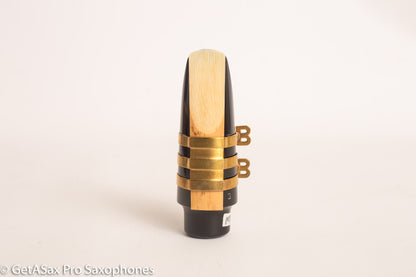 Alto  Meyer Hard Rubber BB Screws Brilhart Reproduction 3-Band Ligature Saxophone Selmer Vandoren