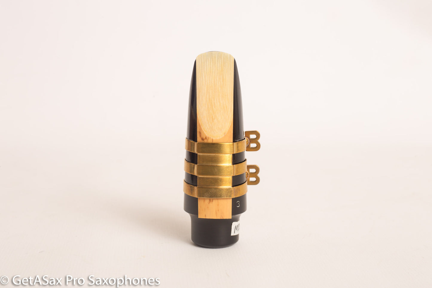 Alto  Meyer Hard Rubber BB Screws Brilhart Reproduction 3-Band Ligature Saxophone Selmer Vandoren