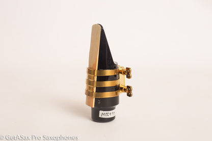 Alto  Meyer Hard Rubber BB Screws Brilhart Reproduction 3-Band Ligature Saxophone Selmer Vandoren