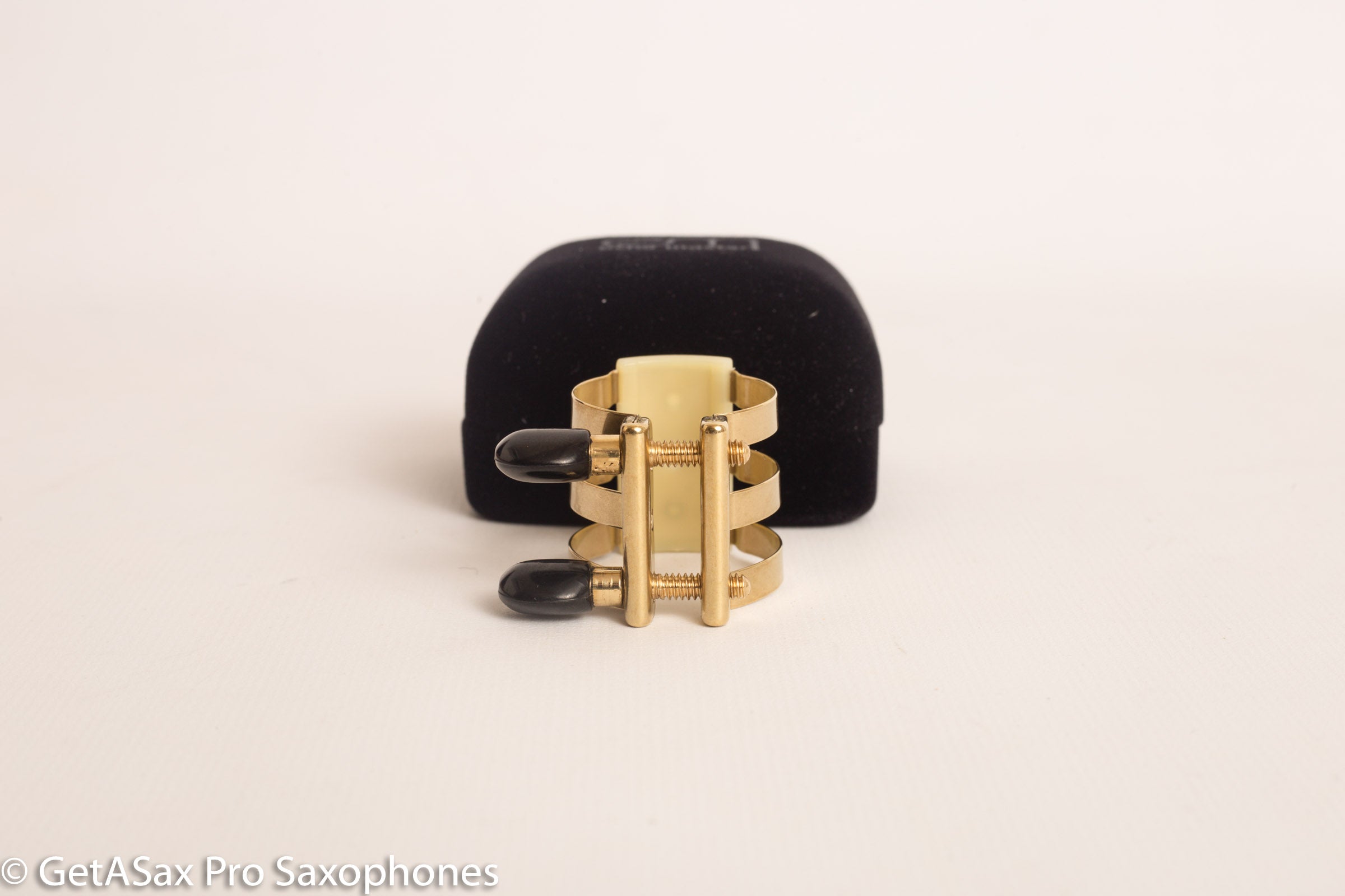 Alto Meyer Hard Rubber Brilhart Reproduction 3-Band Ligature