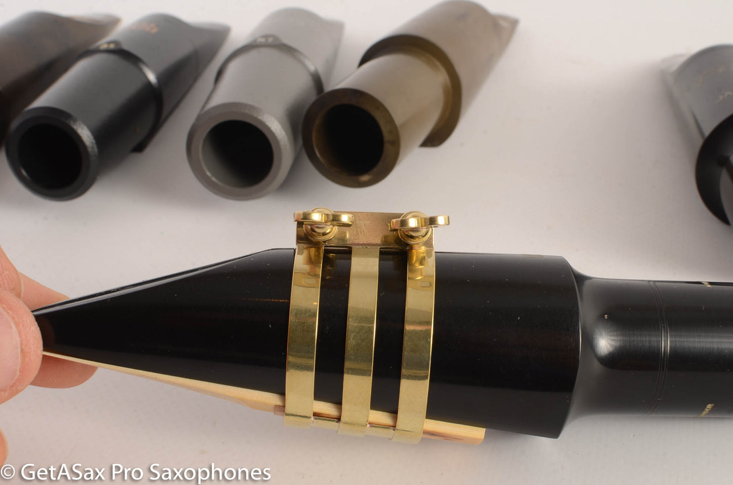 EchoMaster Baritone Ligature Slim, Mouthpieces For Berg Larsen, RPC, Meyer and Similar Hard Rubber
