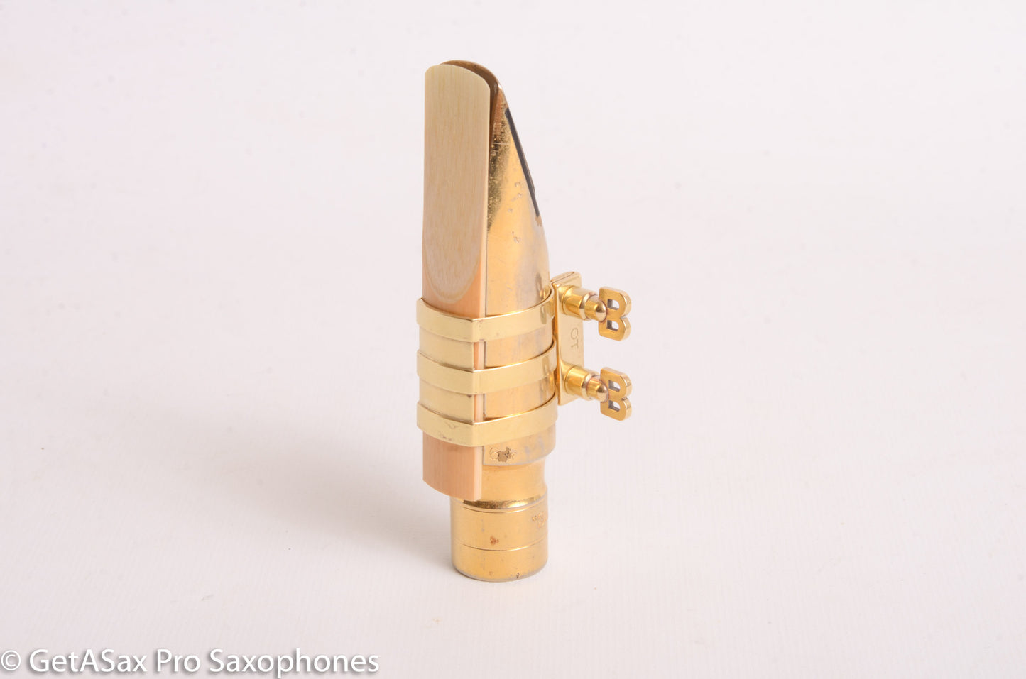 Tenor Metal Otto Link Mouthpieces - OT-BB size all metal with BB Screws EchoMaster Ligature