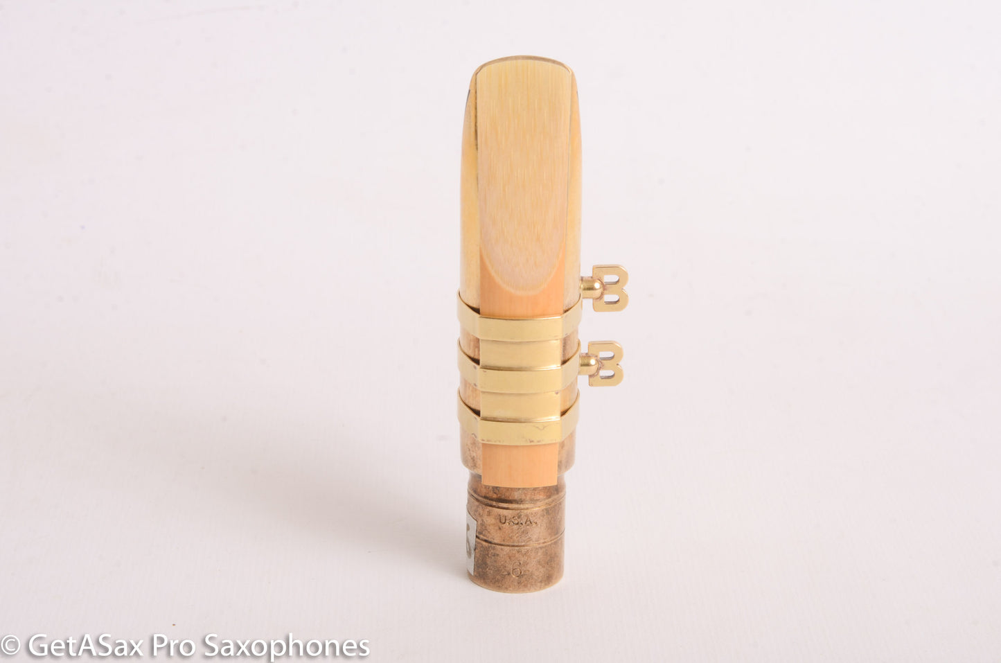 Tenor Metal Otto Link Mouthpieces - OT-BB size all metal with BB Screws EchoMaster Ligature