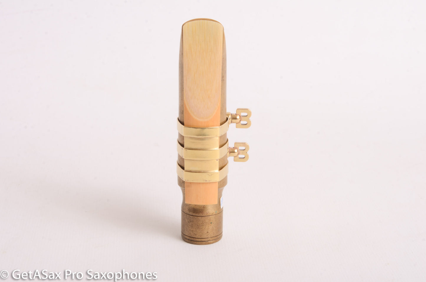 Tenor Metal Otto Link Mouthpieces - OT-BB size all metal with BB Screws EchoMaster Ligature