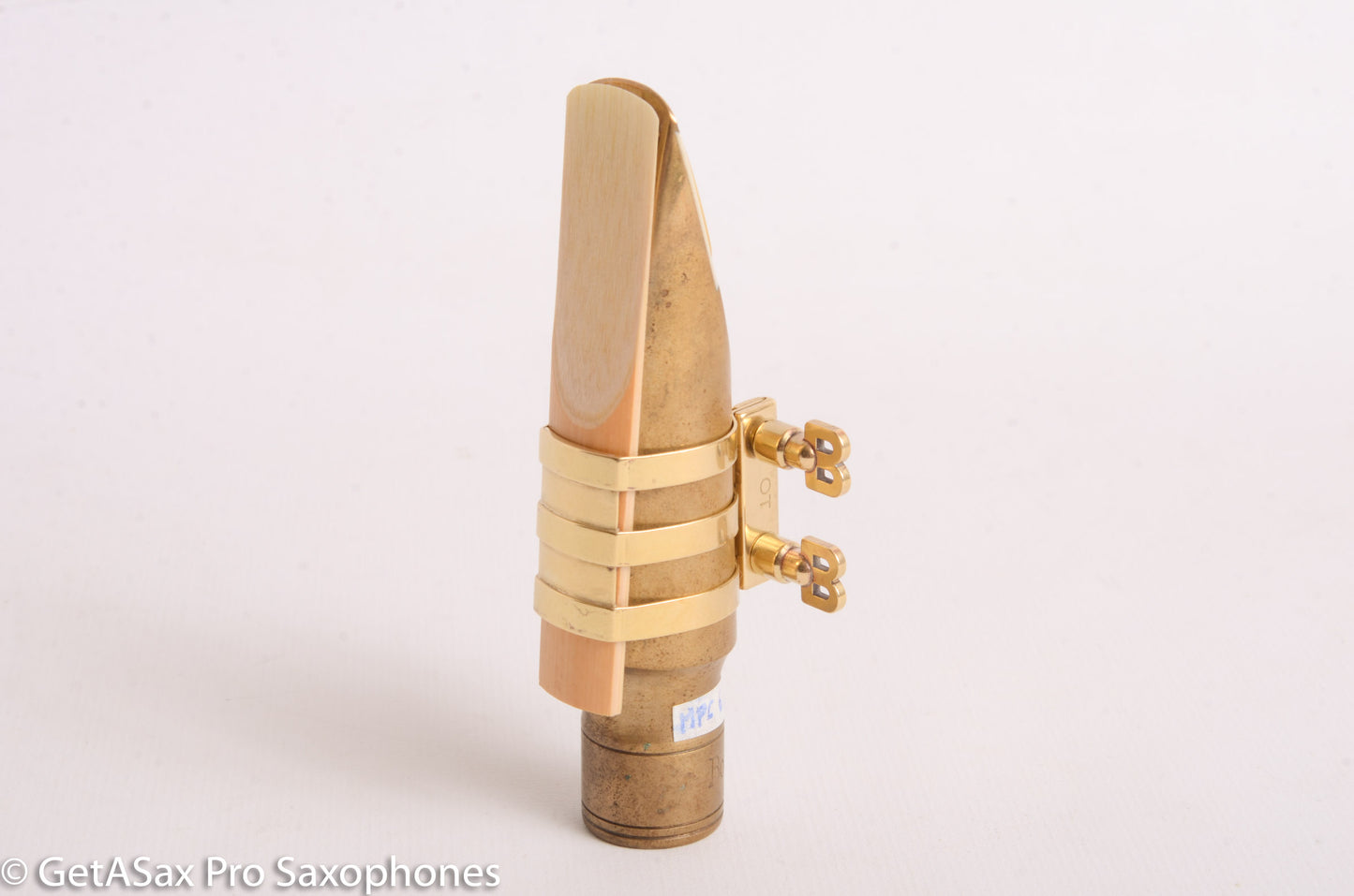 Tenor Metal Otto Link Mouthpieces - OT-BB size all metal with BB Screws EchoMaster Ligature