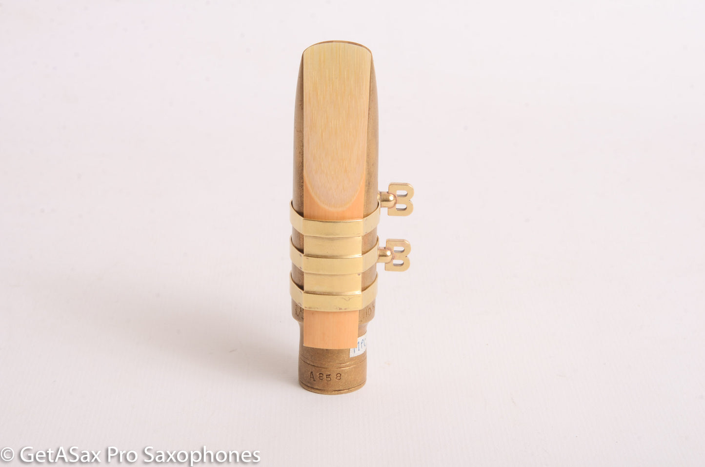 Tenor Metal Otto Link Mouthpieces - OT-BB size all metal with BB Screws EchoMaster Ligature