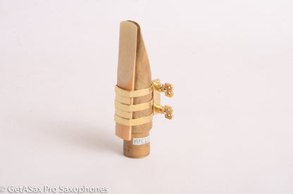 Tenor Metal Otto Link Mouthpieces - OT-BB size all metal with BB Screws EchoMaster Ligature