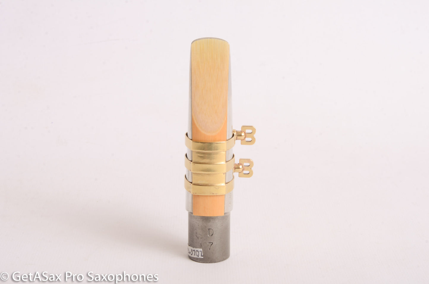 Tenor Metal Otto Link Mouthpieces - OT-BB size all metal with BB Screws EchoMaster Ligature