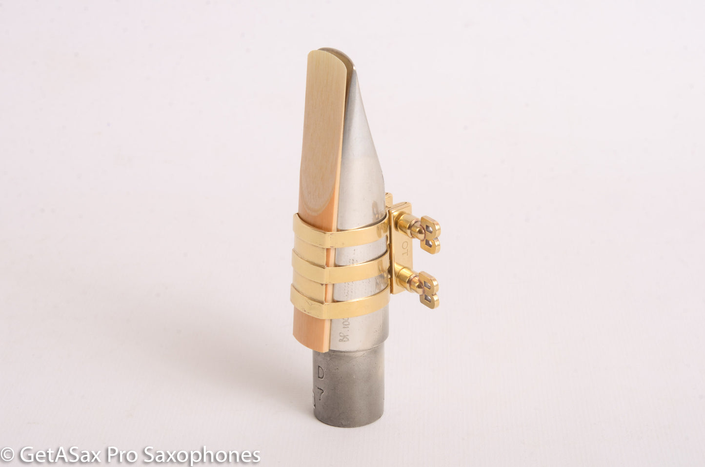 Tenor Metal Otto Link Mouthpieces - OT-BB size all metal with BB Screws EchoMaster Ligature