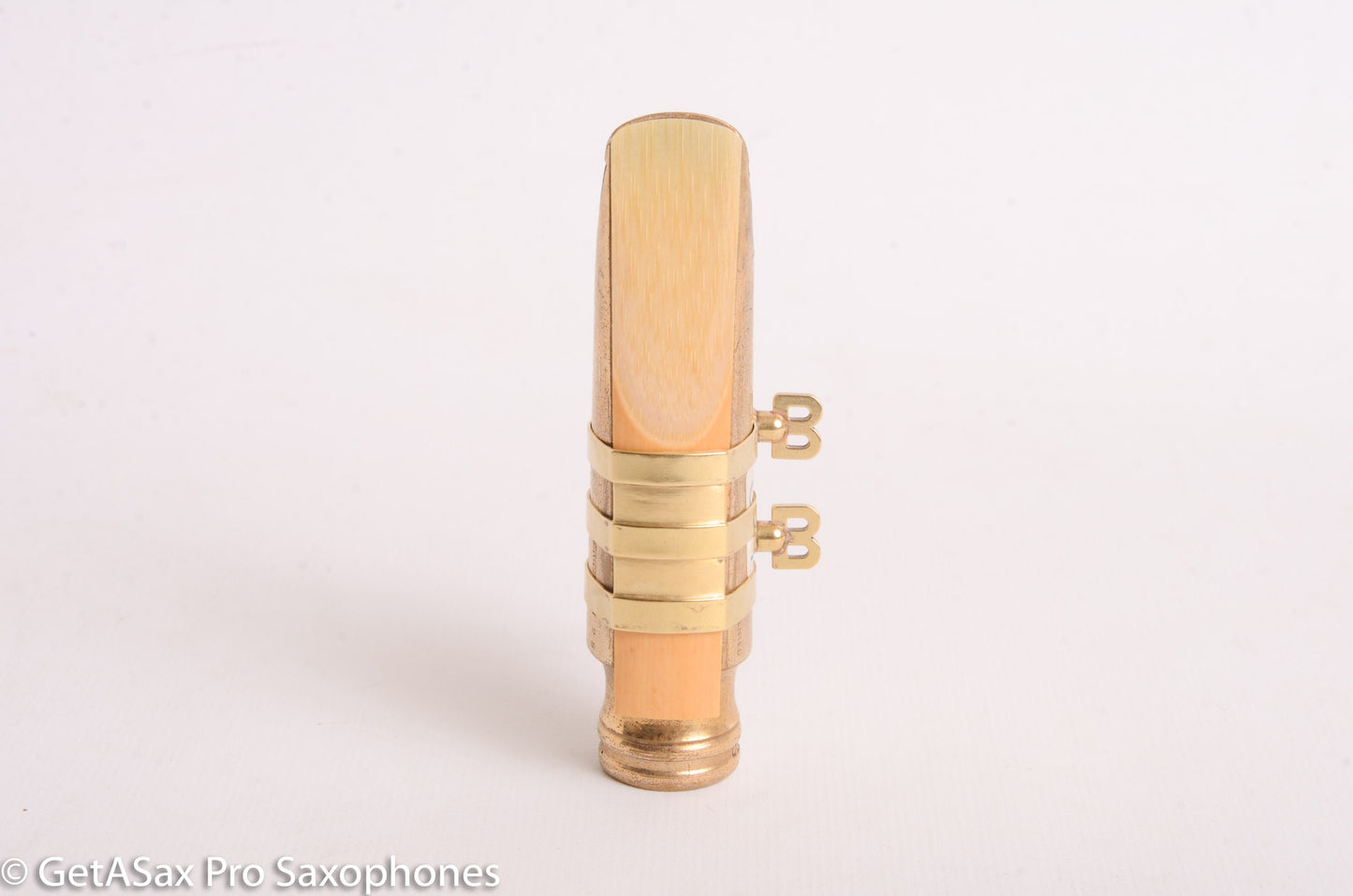 Tenor Metal Otto Link Mouthpieces - OT-BB size all metal with BB Screws EchoMaster Ligature