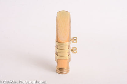 Tenor Metal Otto Link Mouthpieces - OT-BB size all metal with BB Screws EchoMaster Ligature