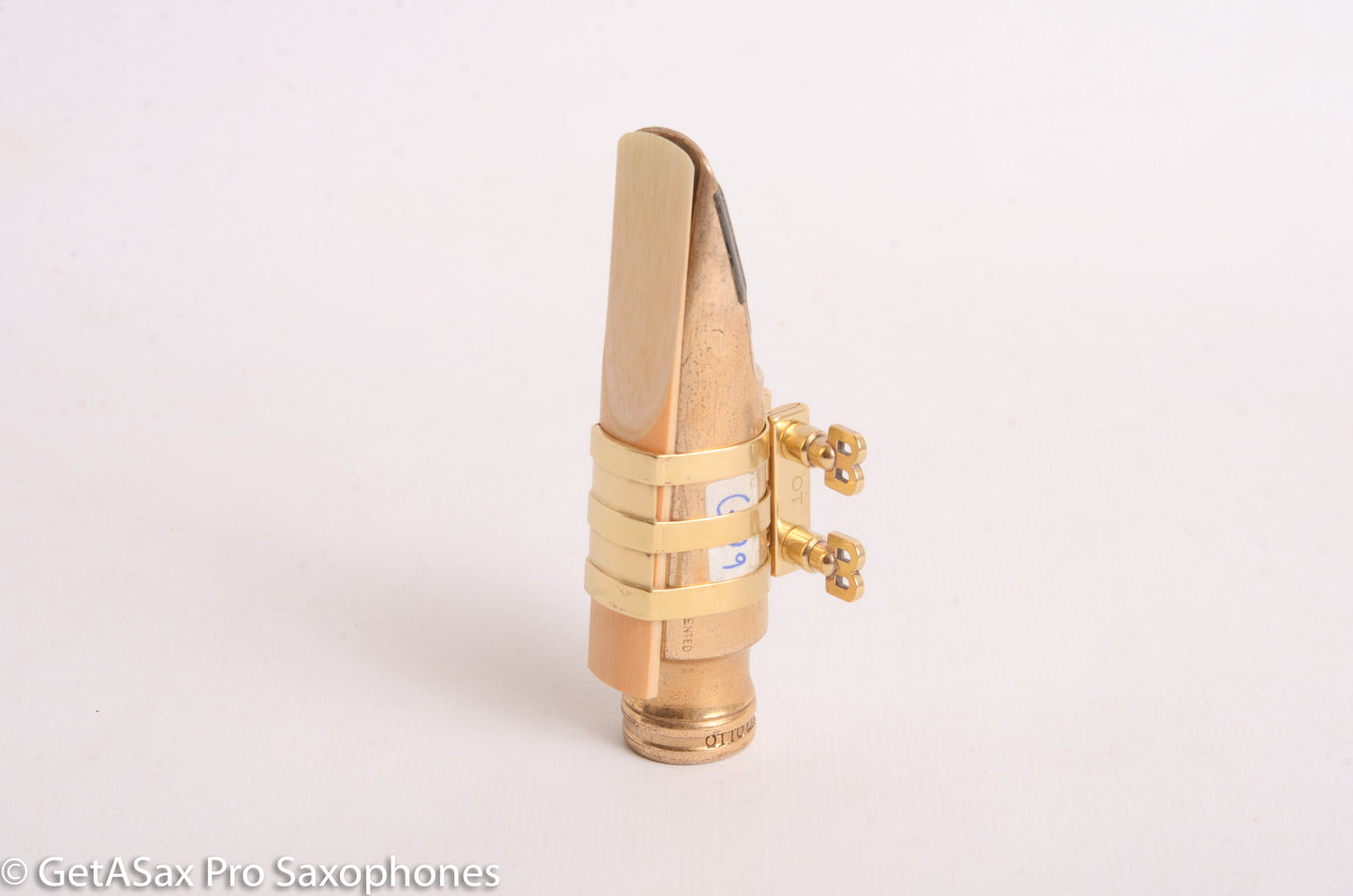 Tenor Metal Otto Link Mouthpieces - OT-BB size all metal with BB Screws EchoMaster Ligature