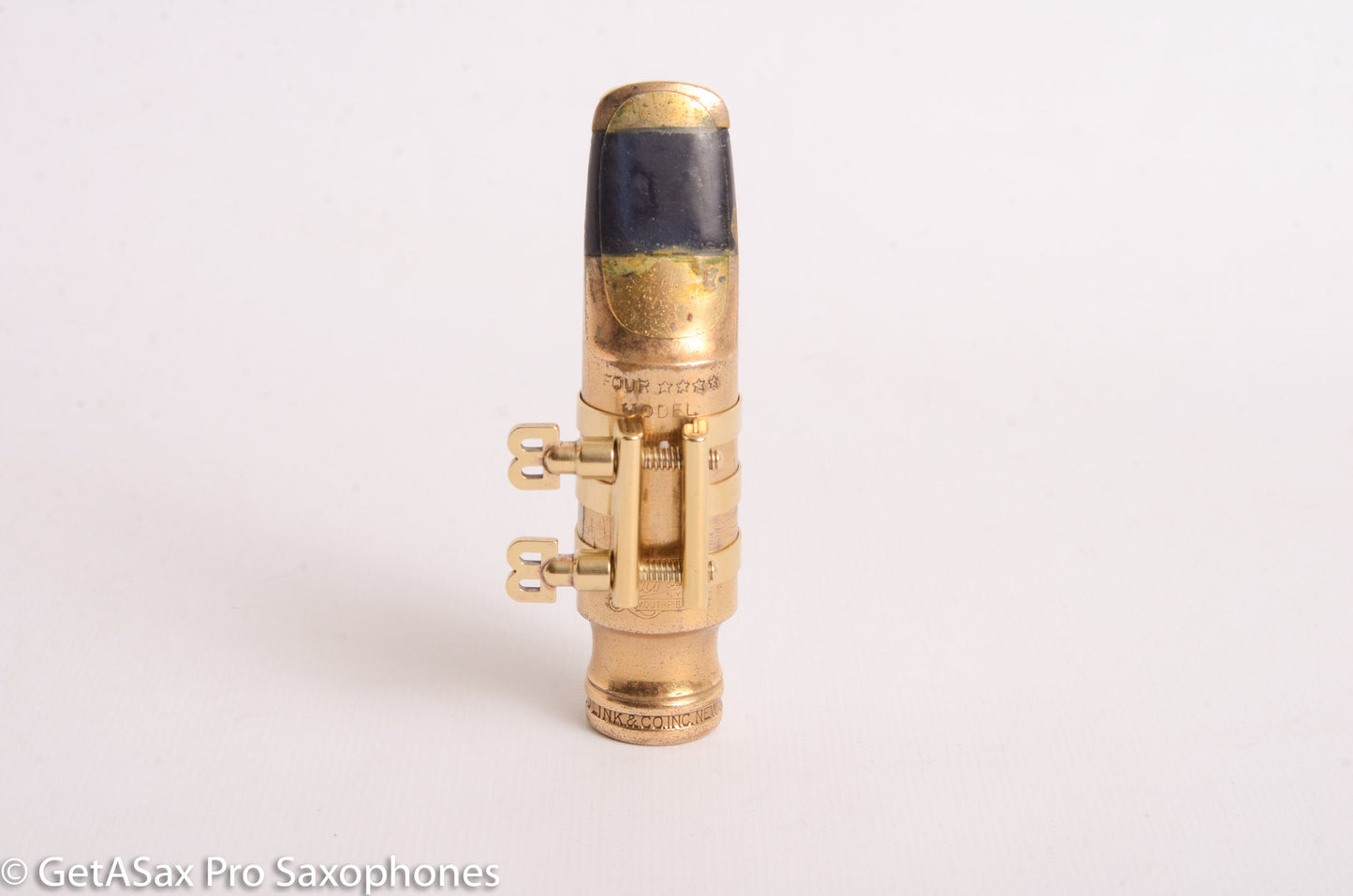 Tenor Metal Otto Link Mouthpieces - OT-BB size all metal with BB Screws EchoMaster Ligature