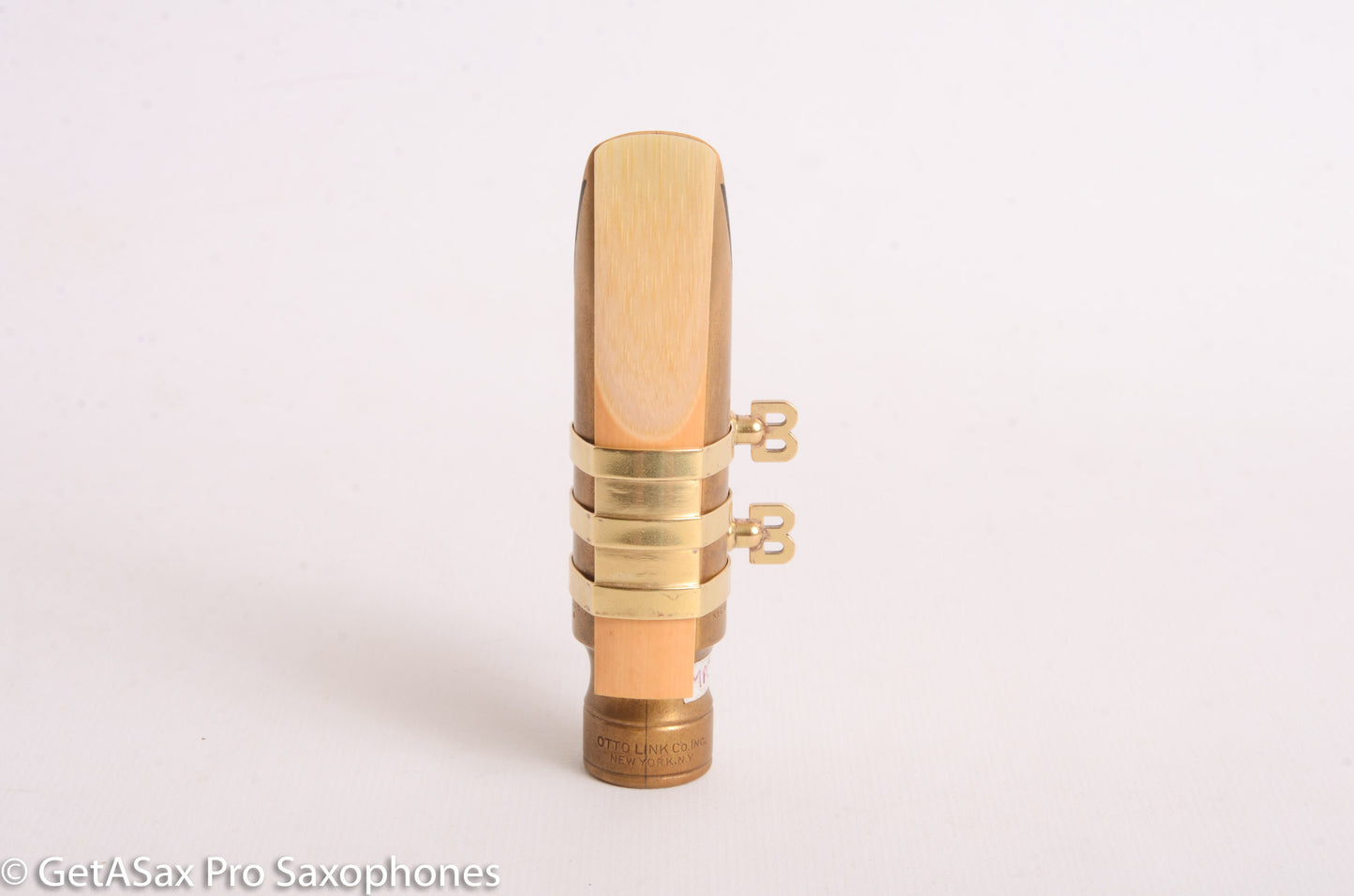 Tenor Metal Otto Link Mouthpieces - OT-BB size all metal with BB Screws EchoMaster Ligature