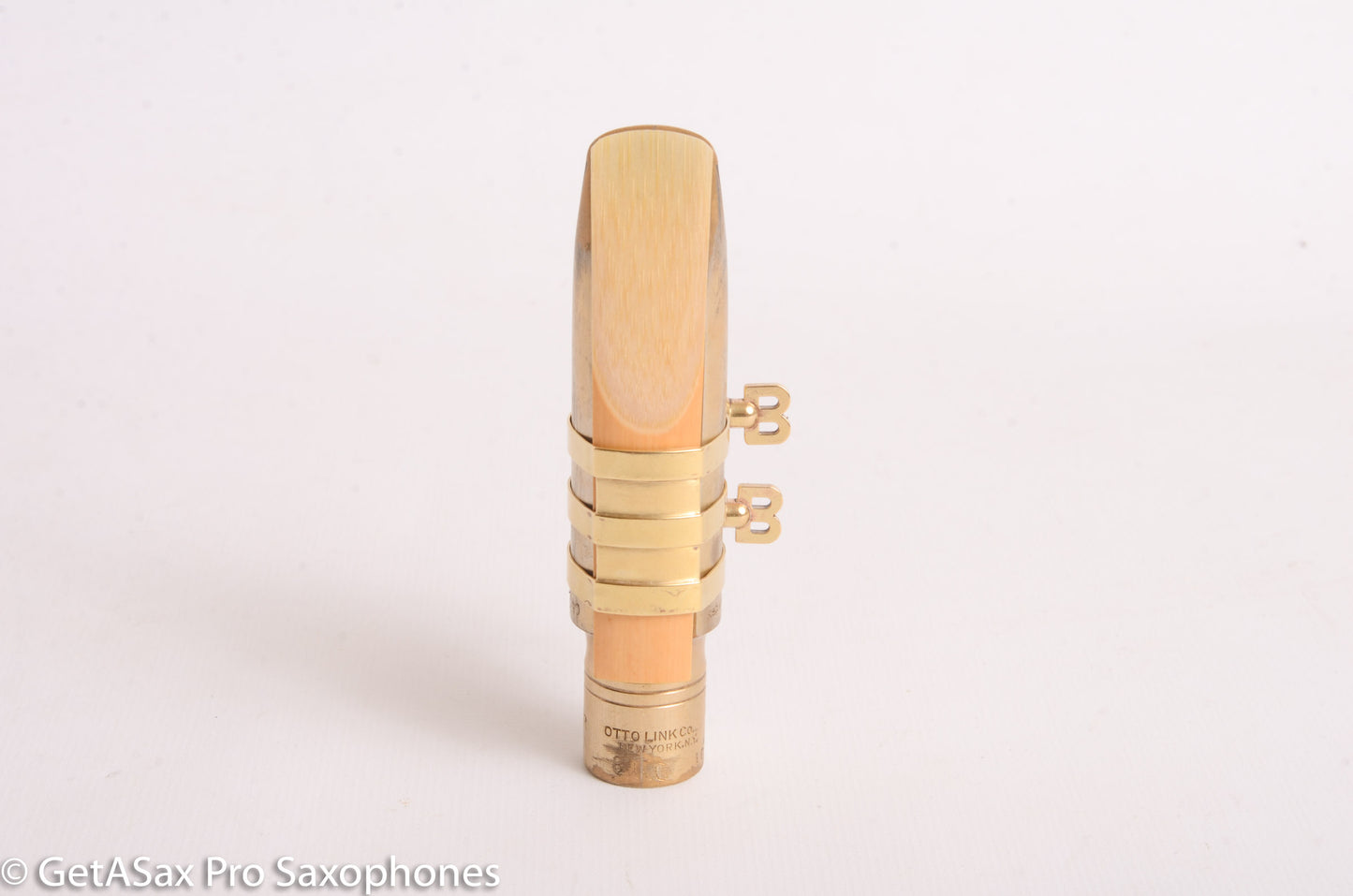 Tenor Metal Otto Link Mouthpieces - OT-BB size all metal with BB Screws EchoMaster Ligature