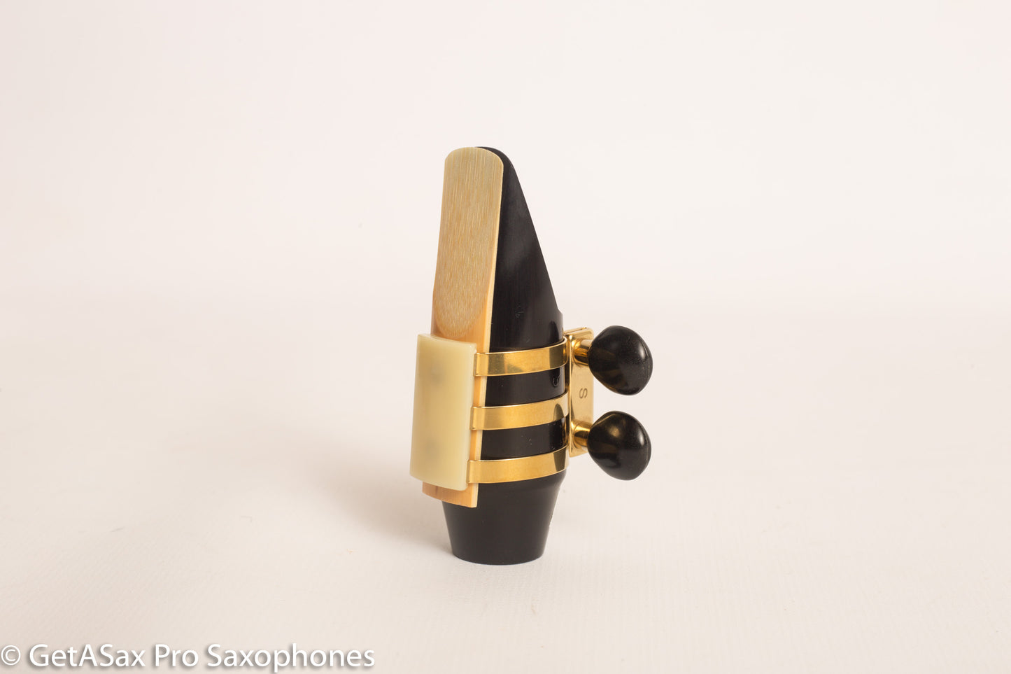 Soprano Brilhart Reproduction 3-Band Ligature Hard Rubber Mouthpieces