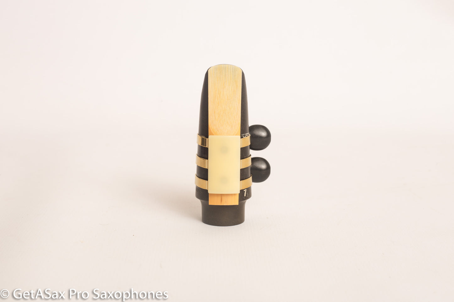 Soprano Brilhart Reproduction 3-Band Ligature Hard Rubber Mouthpieces