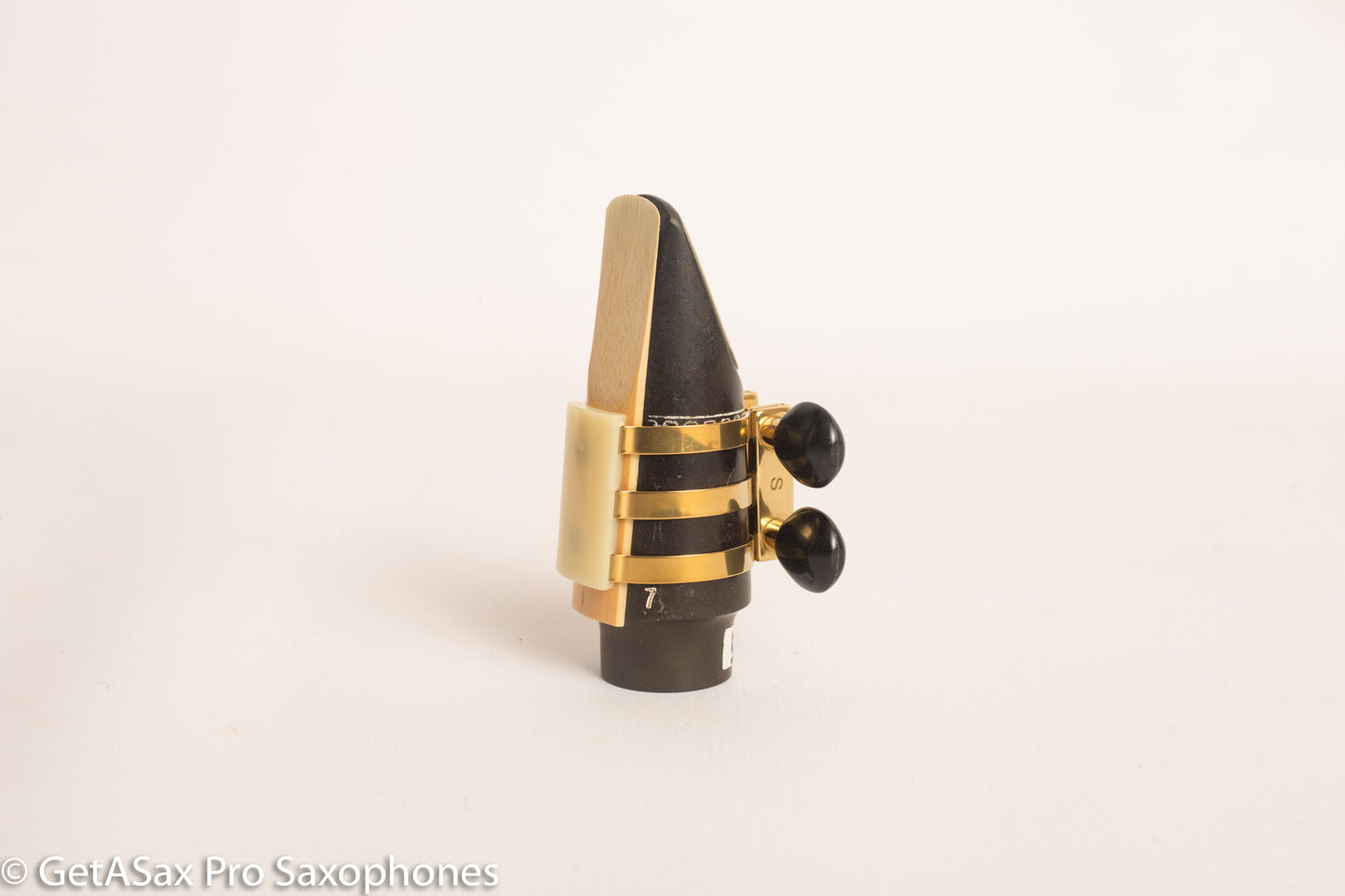 Soprano Brilhart Reproduction 3-Band Ligature Hard Rubber Mouthpieces