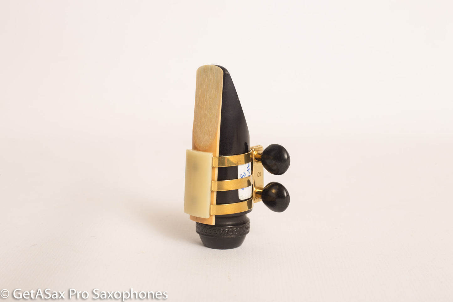 Soprano Brilhart Reproduction 3-Band Ligature Hard Rubber Mouthpieces
