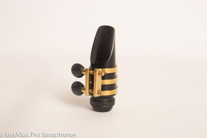 Soprano Brilhart Reproduction 3-Band Ligature Hard Rubber Mouthpieces
