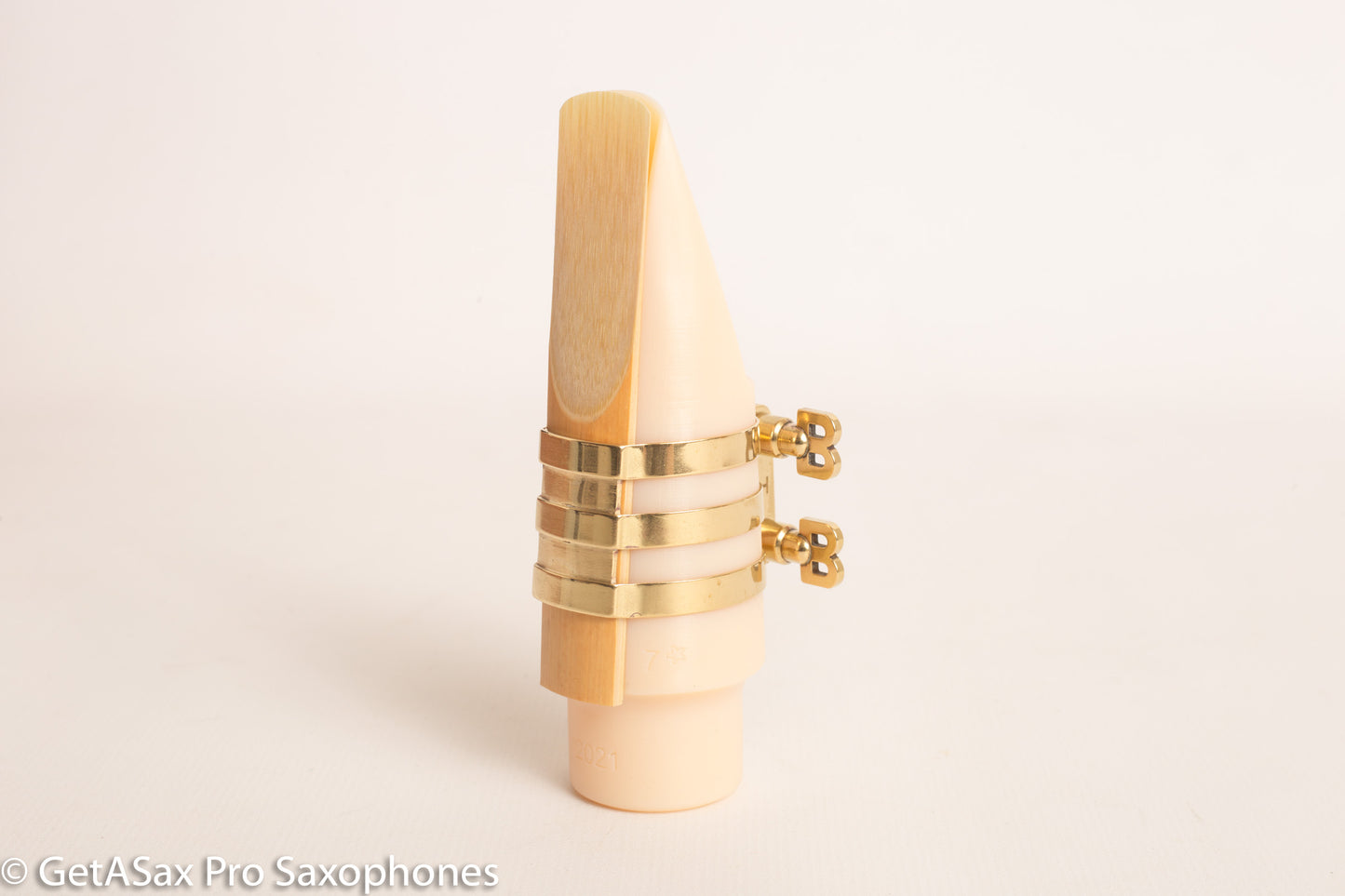 Tenor Hard Rubber BB Screws Brilhart Reproduction 3-Band Ligature Saxophone Mouthpieces Otto Link Slant Selmer Soloist