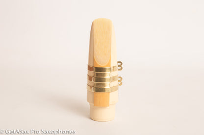 Tenor Hard Rubber BB Screws Brilhart Reproduction 3-Band Ligature Saxophone Mouthpieces Otto Link Slant Selmer Soloist