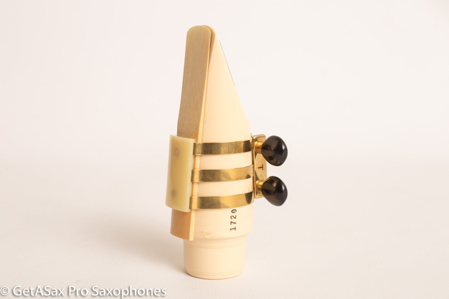 Tenor Hard Rubber Brilhart 3-Band Reproduction Ligature Echo Brass