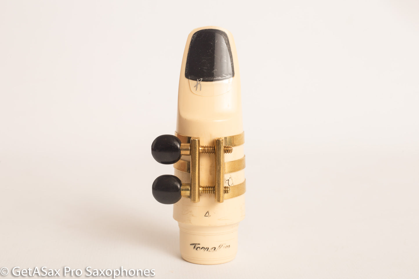 Tenor Hard Rubber Brilhart 3-Band Reproduction Ligature Echo Brass