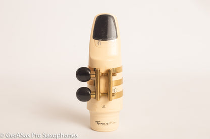 Tenor Hard Rubber Brilhart 3-Band Reproduction Ligature Echo Brass