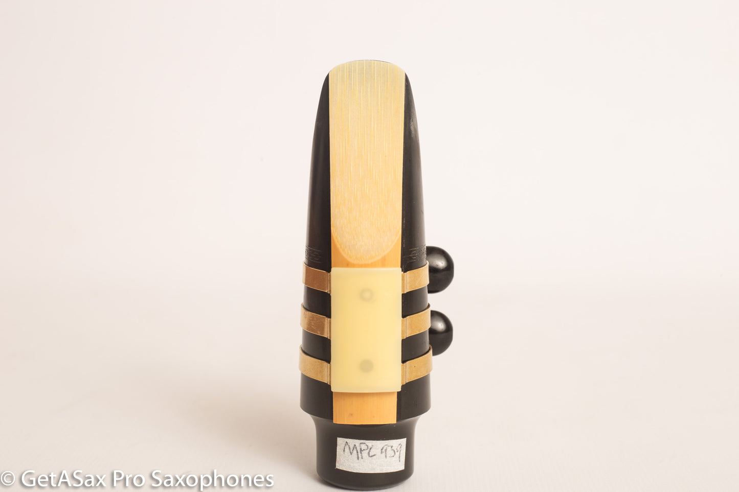 Tenor Hard Rubber Brilhart 3-Band Reproduction Ligature Echo Brass