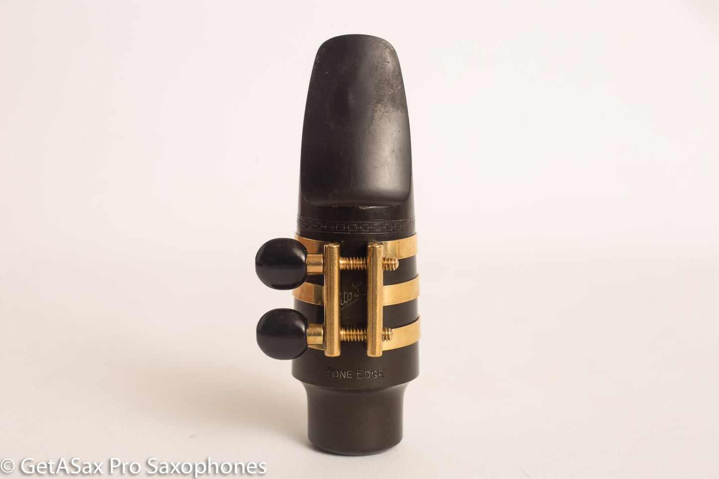 Tenor Hard Rubber Brilhart 3-Band Reproduction Ligature Echo Brass