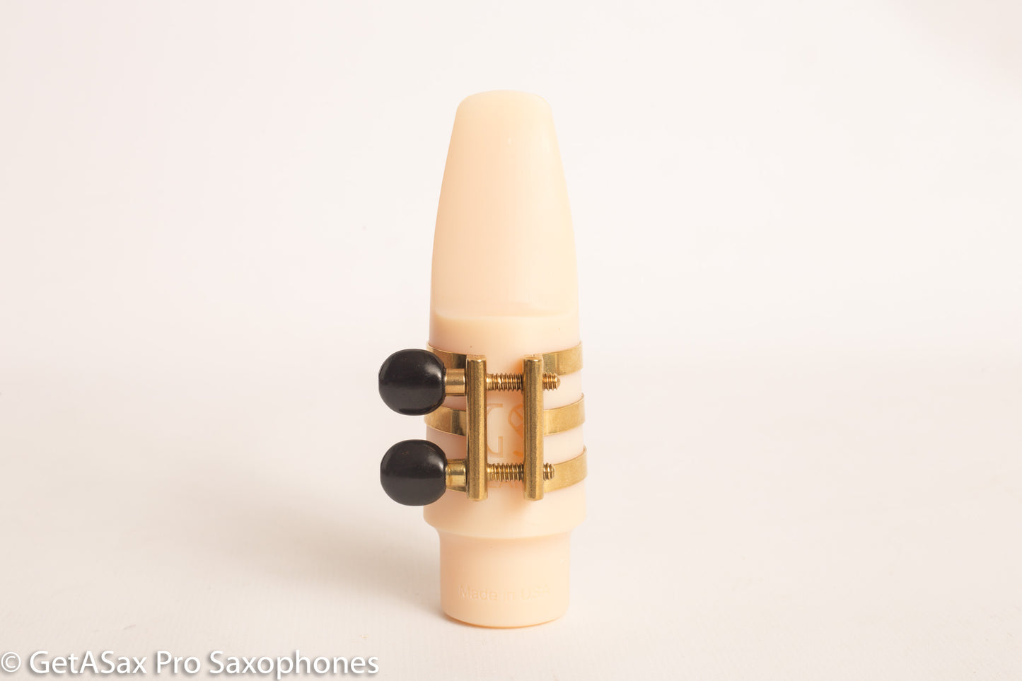 Tenor Hard Rubber Brilhart 3-Band Reproduction Ligature Echo Brass