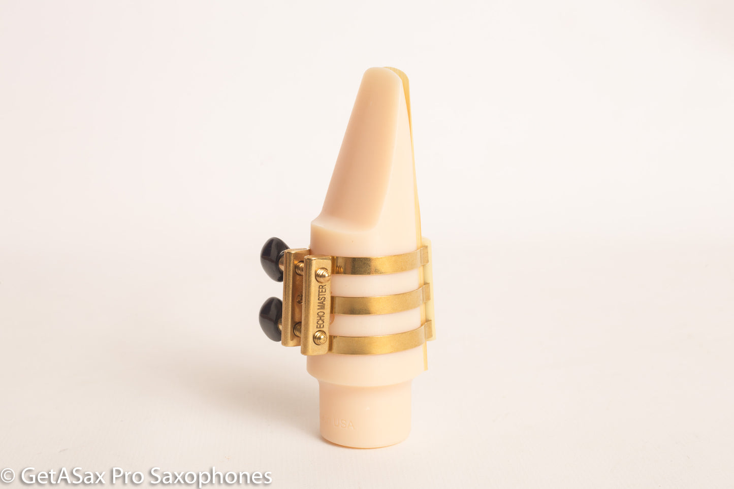 Tenor Hard Rubber Brilhart 3-Band Reproduction Ligature Echo Brass