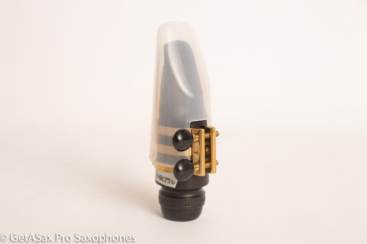 Tenor Hard Rubber Brilhart 3-Band Reproduction Ligature Echo Brass