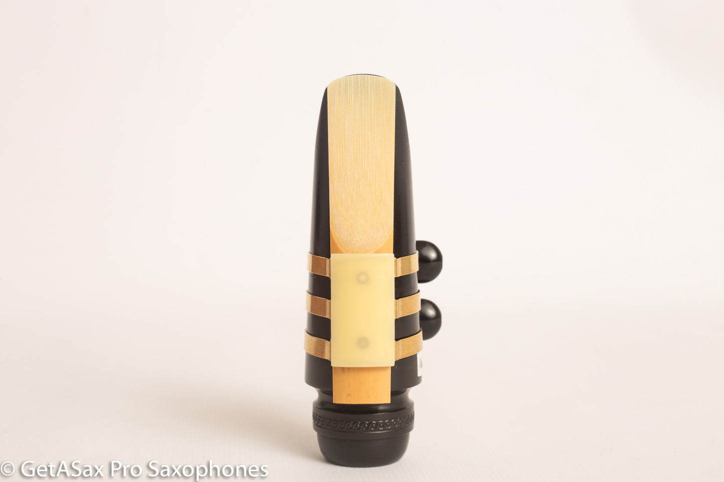 Tenor Hard Rubber Brilhart 3-Band Reproduction Ligature Echo Brass