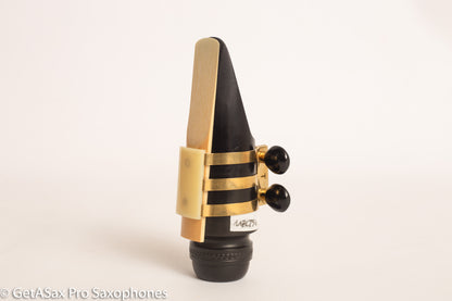 Tenor Hard Rubber Brilhart 3-Band Reproduction Ligature Echo Brass